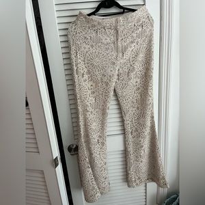 Alexis beige lace pants